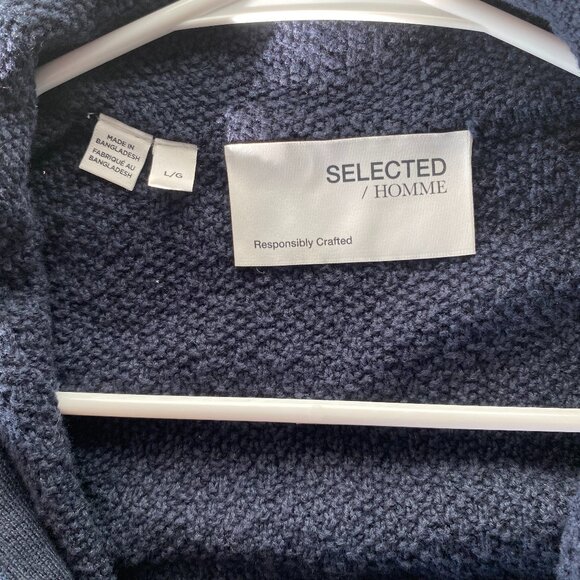 Selected Homme Josh Knit Zip Cardigan - Picture 8 of 8